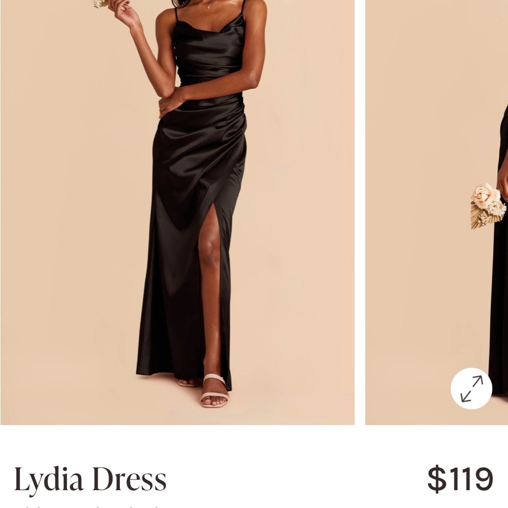 Sexy slinky black satin maxi ruched dress Birdie Grey Lydia whimsigoth mermaid - Picture 3 of 12